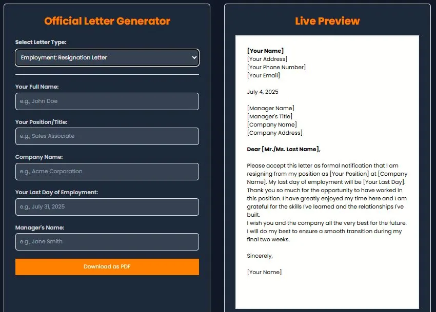 Jay Tech additional interface